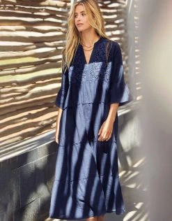 Iconique Penny Maxi Dress - Navy Blue