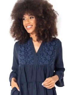 Iconique Penny Maxi Dress - Navy Blue -Pitusa Shop IC23 070 navy blue CLOSE