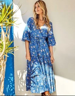 Iconique Maya Maxi Dress - Blue