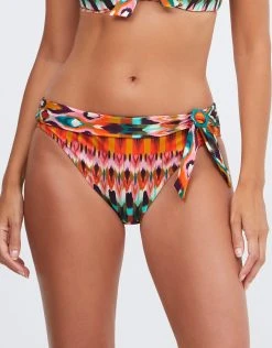 Nuria Ferrer Ipanema Fold Bikini Pant - Pink Multi