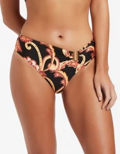 Jets Silk Road Mid Bikini Trim Pant - Black