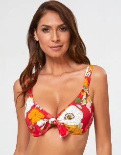 Nuria Ferrer Lilia Underwire Bikini Top - Red