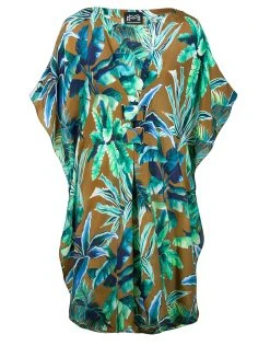 MARYAN MEHLHORN Havana Kaftan - Tobacco Tropics