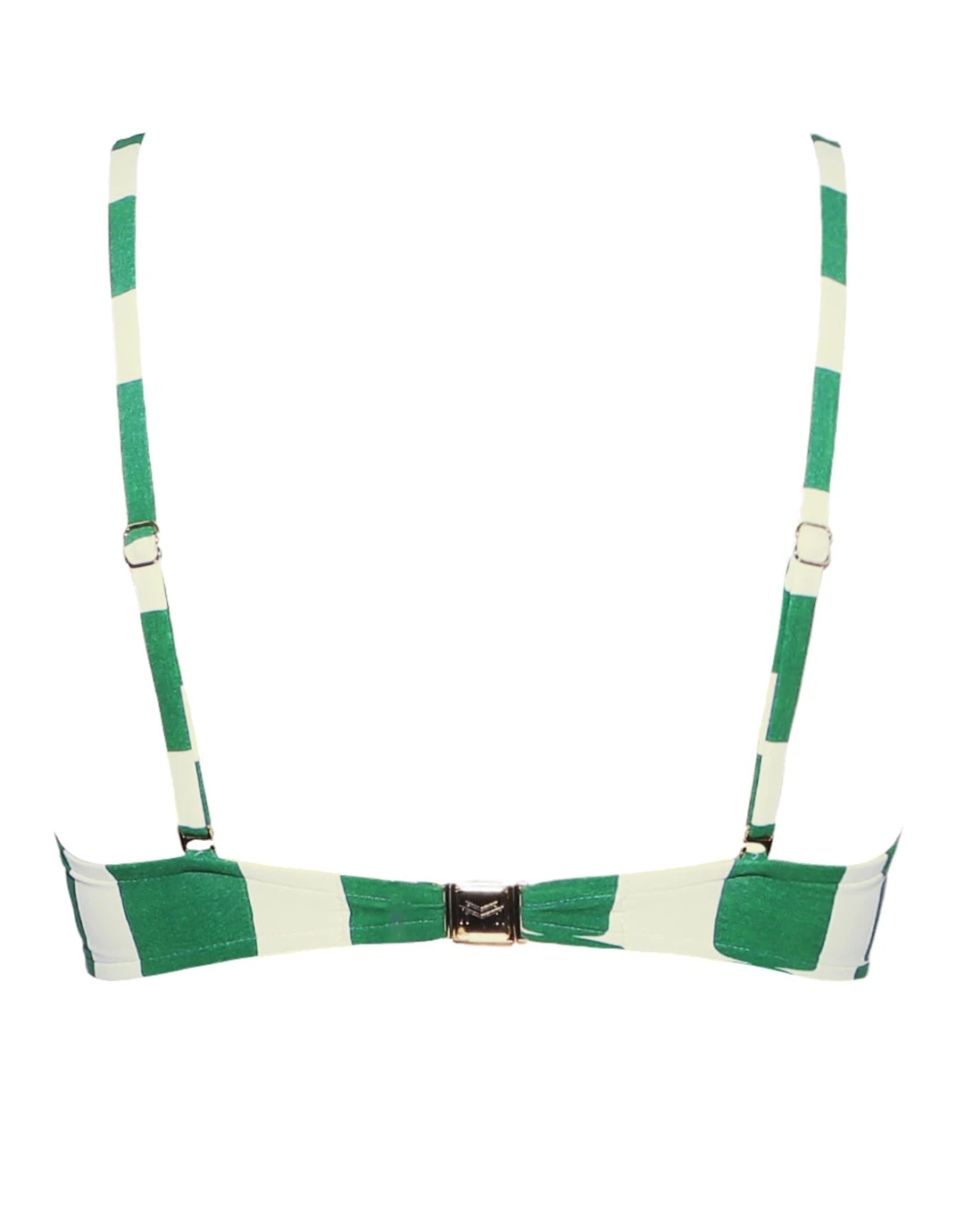 MARYAN MEHLHORN Radiance Underwired Bikini Top - White And Clover 3 MARYAN MEHLHORN Radiance Underwired Bikini Top - White And Clover - Image 3