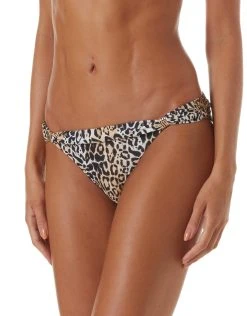 Melissa Odabash Grenada Adjustable Bikini Bottom - Cheetah