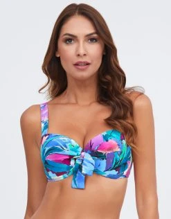 Nuria Ferrer Malena Balcony Bikini Top - Turquoise