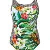 Nuria Ferrer Aruba One Piece High Neck Swimsuit - Multi