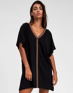 Pitusa Mini Abaya Dress - Black