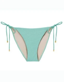 PQ Swim Divine Tie Side Full Bikini Pant - Aqua -Pitusa Shop R22 FLAT DIV 213F
