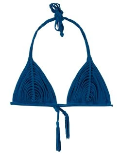 PQ Swim Island Blue Isla Tri Bikini Top - Blue 7 PQ Swim Island Blue Isla Tri Bikini Top - Blue -Pitusa Shop R22 FLAT ISL 111R