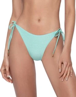 PQ Swim Divine Tie Side Full Bikini Pant - Aqua