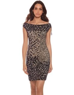 ROIDAL Tattoo Dress - Taupe -Pitusa Shop ROIDAL Tattoo 678 11 MELBA