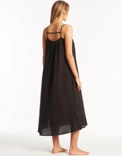 Sea Level Sunset Sun Dress - Black -Pitusa Shop S32 SL9092SS 3