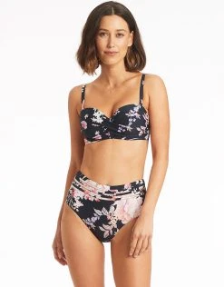 Sea Level Martini Twist Bandeau Bikini Top - Black 7 Sea Level Martini Twist Bandeau Bikini Top - Black -Pitusa Shop S62 SL3074MR 1 c6d42b21 1706 4213 9aff 687a7d9d1719