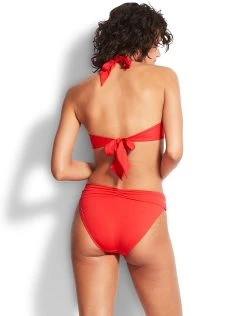 Seafolly Collective Twist Soft Cup Halter Bikini Top - Chilli Red -Pitusa Shop SF Seafolly CHILLI TSCH Back b8efc21b 6d05 4a50 bc3e 3139fc4131ab