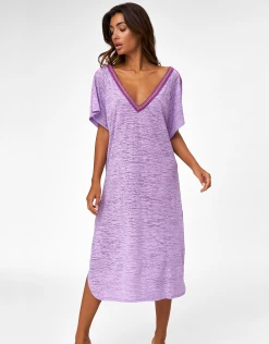 Pitusa V Back Dress - Lavender