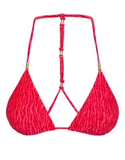 ViX Gabrielle Shay T Back Bikini Top - Red