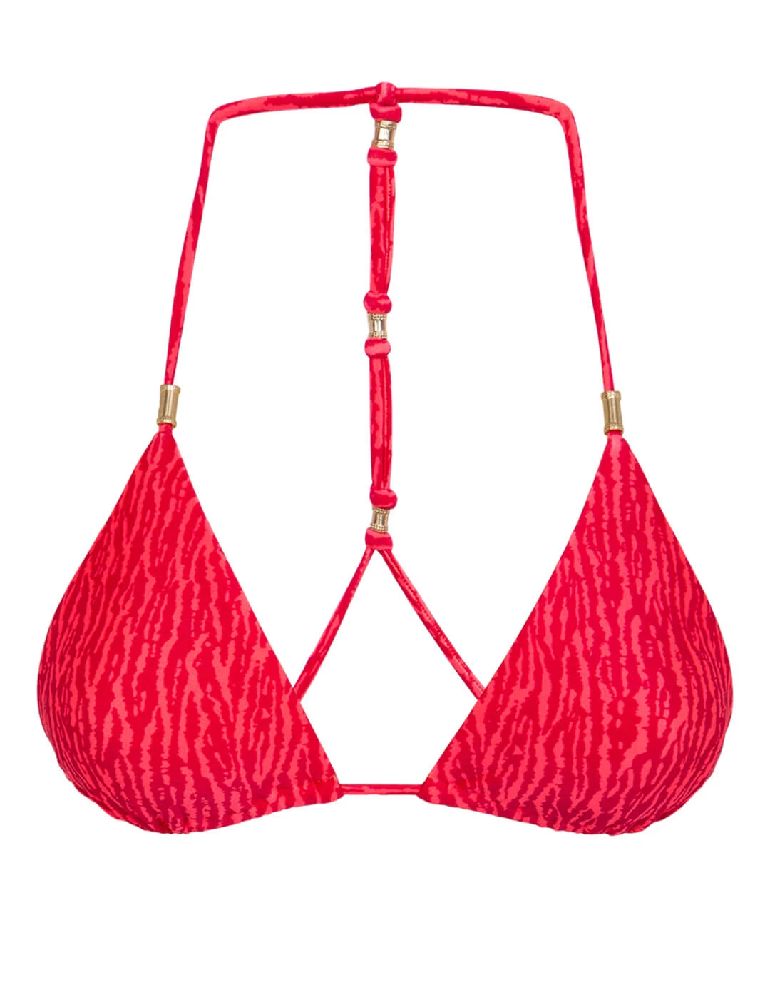 ViX Gabrielle Shay T Back Bikini Top - Red 1 ViX Gabrielle Shay T Back Bikini Top - Red