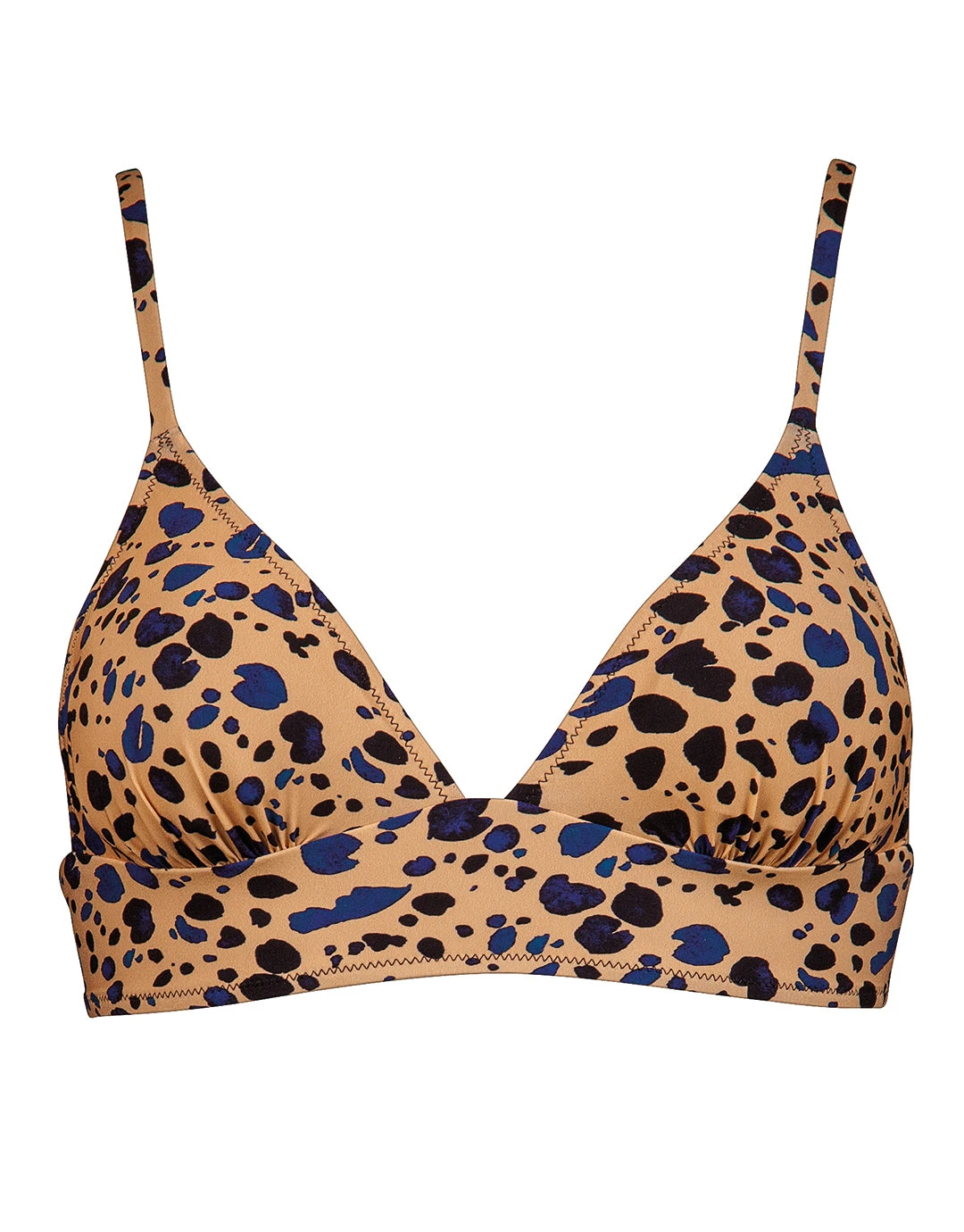 Watercult Beach Pebbles Bralette Bikini Top - Black Sandstone 1 Watercult Beach Pebbles Bralette Bikini Top - Black Sandstone