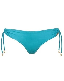 Watercult Summer Solids Tie Bikini Bottom - Aqua Beat