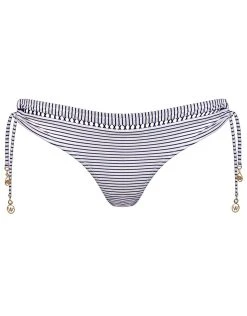 Watercult Strawberry Kiss Tie Side Bikini Pant - White Night Blue