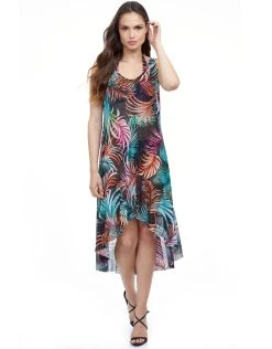 Gottex Profile Tropico Mesh Dress - Black