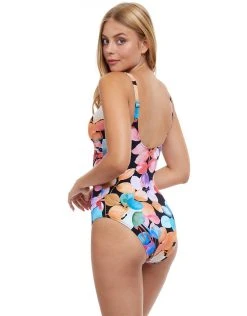 Gottex Profile Colour Rush V Neck Tank - Black Multi -Pitusa Shop X22082009 018 B