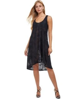 Gottex Profile Sheer Pleasure Mesh Dress - Black