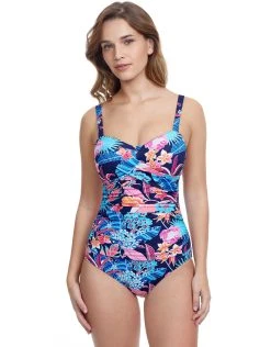 Gottex Profile Bohemian Gypsy D Cup Swimsuit - Navy