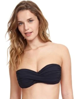 Gottex Profile Tutti Frutti Bandeau Bikini Top - Black