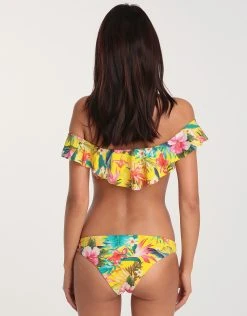 Banana Moon Corozal Tolvo Ruffle Off Shoulder Top - Yellow -Pitusa Shop banana moon corozal tolvo ruffle off shoulder top yellow 4