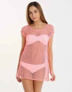 Banana Moon Shoshone Melena Mini Dress - Coral