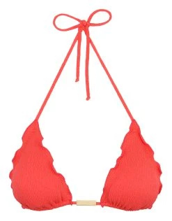 ViX Firenze Ripple Tri Bikini Top - Coral