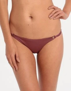 Heidi Klum Swim Majestic Shimmer String Side Pant - Nocturne