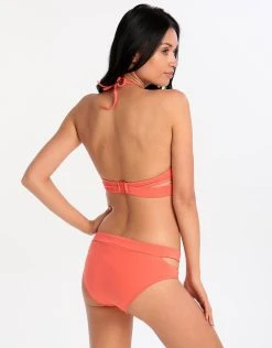 Jetset Banded Regular Side Split Pant - Coral -Pitusa Shop jets jetset banded regular side split pant coral 3