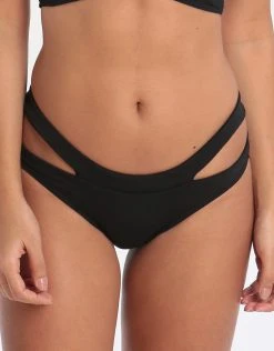 Jetset Banded Regular Side Split Pant - Black