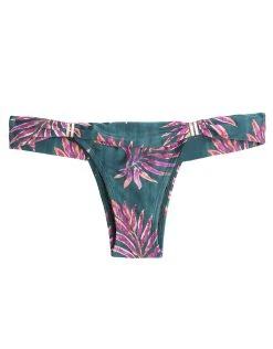 ViX Leaves Bia Tube Full Bikini Pant - Green
