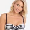 Lepel Beach Life Moulded Balconette Bikini Top - Navy