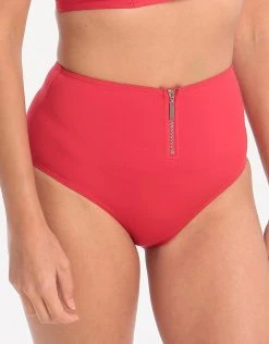 Lepel London Beach Chic High Waisted Pant - Red