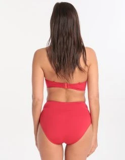 Lepel London Beach Chic High Waisted Pant - Red -Pitusa Shop lepel london beach chic high waisted pant red 3