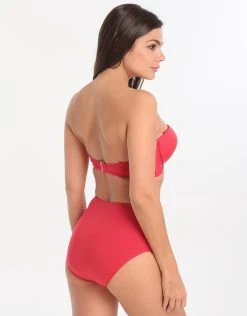 Lepel London Beach Chic High Waisted Pant - Red -Pitusa Shop lepel london beach chic high waisted pant red 4