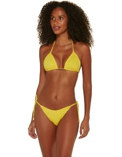 ViX Light Scales Ripple Tri Bikini Top - Yellow 6 ViX Light Scales Ripple Tri Bikini Top - Yellow -Pitusa Shop light scales ripple bikini 3