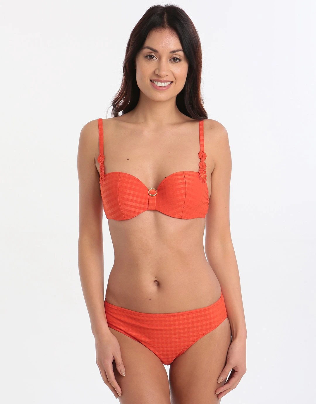 MARIE JO Avero Padded Balcony Bikini Top - Pili Pili 2 MARIE JO Avero Padded Balcony Bikini Top - Pili Pili - Image 2