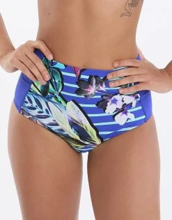 Moontide Eden Panelled 50s Pant - Stripe