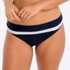 Panache Anya Cruise Folded Pant - Navy And White