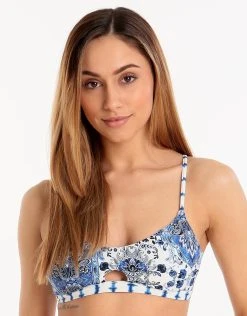 Seafolly Mandala Bralette - French Blue