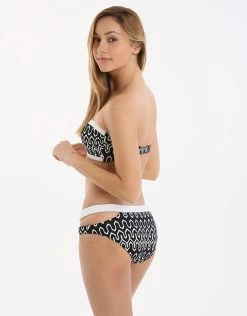 Seafolly Optic Wave Split Band Hipster - Black 7 Seafolly Optic Wave Split Band Hipster - Black -Pitusa Shop seafolly optic wave split band hipster black 4