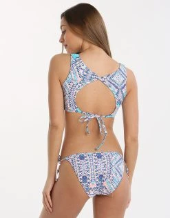 Sunseeker Mexican Oasis Tie Side Hipster Pant - Turquoise 6 Sunseeker Mexican Oasis Tie Side Hipster Pant - Turquoise -Pitusa Shop sunseeker mexican oasis tie side hipster pant turquoise 3