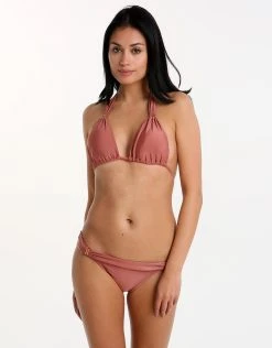 ViX Solid Bia Tube Full Bikini Bottom - Light Pink -Pitusa Shop vix solid bia tube pant light pink 4