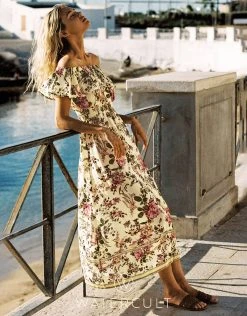 Watercult Secret Garden Off The Shoulder Dress 7 Watercult Secret Garden Off The Shoulder Dress -Pitusa Shop wa 202 W3150 100